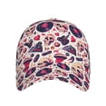 thumbnail image 2 of Yiaed Skull lips record Guitar Print Cap Adjustable Size for Running Workouts and Outdoor Activities All Seasons, 2 of 5