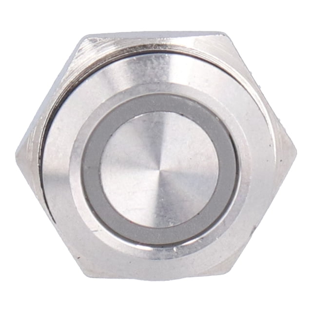 Interruptor pulsador de metal, 5 piezas, botón pulsador momentáneo, botón pulsador de toque corto, diseño aerodinámico