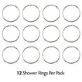 thumbnail image 4 of SlipX Solutions Simple Slide Shower Curtain Rings (12 count), 4 of 6