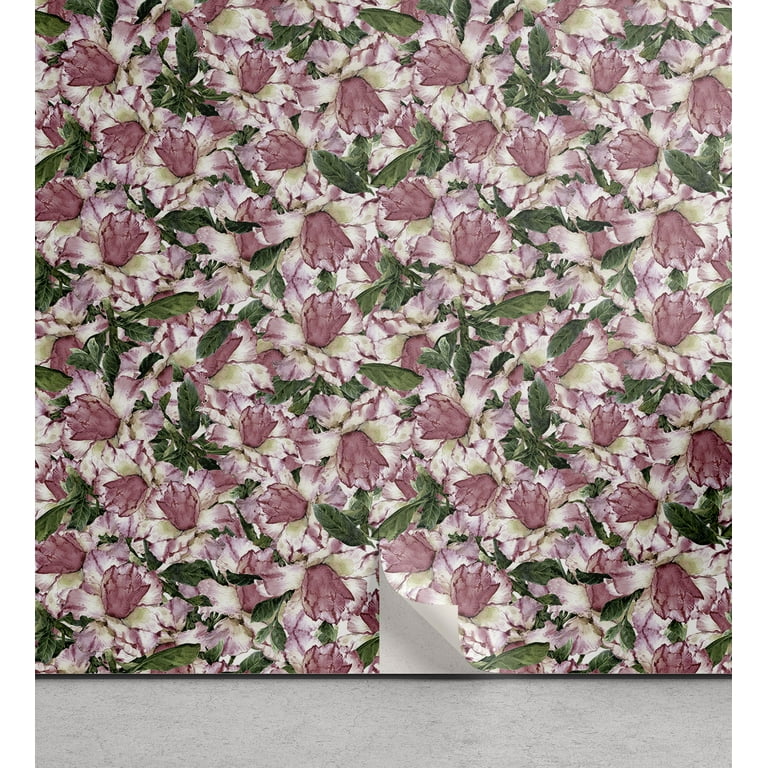 VEELIKE Dried Wildflowers Floral Wallpaper Peel and Stick for