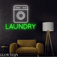 thumbnail image 2 of Glowneon Laundry Neon Sign, Laundry Washhouse Service Wall Led Light, 2 of 5