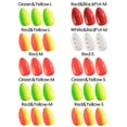 thumbnail image 2 of 50pcs Hot Stoppers Night Bottom Foam Floats Ball Fishing Floats Beads Beans GREEN&YELLOW-M, 2 of 8
