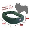 thumbnail image 3 of Cama en forma de bagel para perros de Majestic Pet Products, Verde, 3 of 6