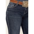 thumbnail image 2 of Shyanne Women's Tess Mid Rise Trouser Performance Stretch Denim Jeans Medium Wash 34W x 34L, 2 of 4