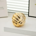 thumbnail image 6 of 1PC Gold Decor Knot for Coffee Table Decor Books, Book Shelf Decor Accents, Home Decor Aesthetics, Console Entry Table Decor, Decorative Objects, 2.55" x 2.3", 6 of 9