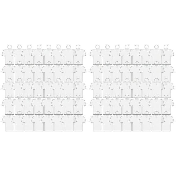 240PCS Sublimation Keychain Blanks Double Side Heat Transfer Blanks MDF Key Rings Football Sublimation Keychain Blanks