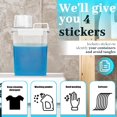 thumbnail image 3 of 60oz Liquid Laundry Detergent Dispenser, 2 Pack Detergent Containers with Laundry Bags and Labels,Laundry Soap Dispenser, Clear Plastic Fabric Softener Holder for Laundry Room Organization, 3 of 7
