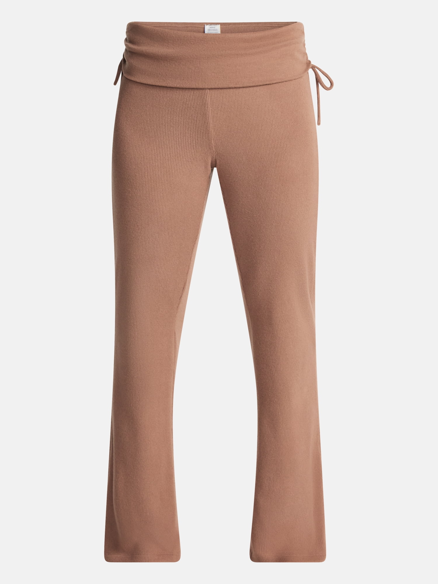 No Boundaries Waffle Knit Pants, 32'' Inseam, Women's XXS-XXL