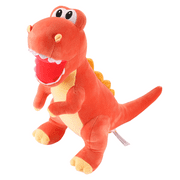 Stuffed Animal Plush Toys Cute Dinosaur Toy Cartoon T-Rex Doll Plushies for Kids Boys Girls Gifts (Red 13.7 Inch)