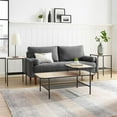 thumbnail image 2 of 3-Piece Tiered Mixed Material Coffee Table Set in Birch, 2 of 3