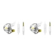 thumbnail image 2 of Sidaley Auricular HIFI de 3,5 mm Auriculares portátiles Auriculares electrónicos Sonido estéreo Blanco 2piezas, 2 of 6