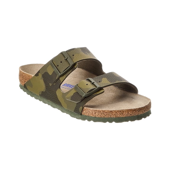 Birkenstock Arizona Soft Footbed Birko-Flor Desert Sandal, 45, Brown, Adult