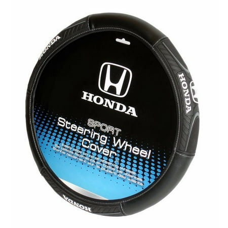 Plasticolor Steering Wheel Cover - Plasticolor Honda Sport Plastisol Premium Speed Grip Leatherette Steering Wheel Cover