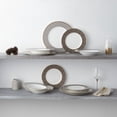 thumbnail image 2 of Noritake Infinity Bronze 12-Piece Dinnerware Set, Service for 4, 2 of 7