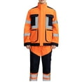 thumbnail image 4 of Aofany Men's 2 Pieces Outfits Wear-Resistant and Reflective Long Sleeve Lapel Tops & Pants Machine Repair Clothes, Welding Workshop Construction Labor Protection Work Clothes Set, 4 of 4
