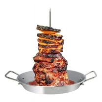 Vertical Skewer for Grill-Al Pastor Skewer Brazilian Vertical Spit Stand for Tacos Al Pastor, Shawarma, Kebabs,