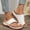 White#11, variant on Women's Fashion Casual Slides – Comfortable Spring Summer Slip-On Flatform Sandals with Toe Post & Thick Heel for Everyday Footwear,Plus Size