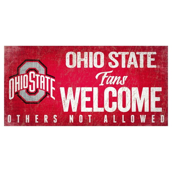 Fan Creations NCAA Fans Welcome Sign
