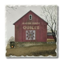 Thirstystone "Quilt Barn" Single Tumbled Tile Coaster
