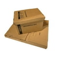 thumbnail image 6 of 12 - Pack 15x12x10 Small Standard File Storage Moving Box with Lid Letter Handles, 6 of 8