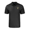 thumbnail image 2 of Men's Cutter & Buck Black Texas Rangers City Connect Big & Tall Pike Eco Tonal Geo Print Stretch Recycled Polo, 2 of 3