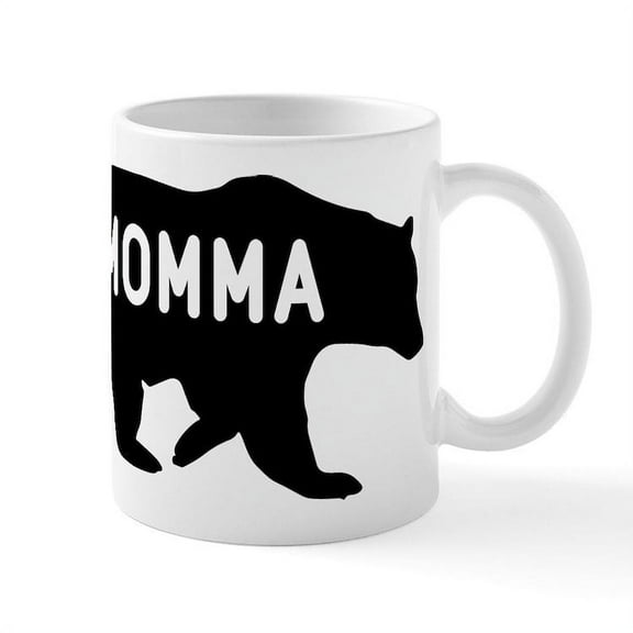 CafePress - Momma Bear Mug - 11 oz Ceramic Mug - Novelty Coffee Tea Cup
