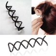 thumbnail image 2 of 12 Uds. Horquillas en espiral para el pelo, horquillas giratorias, puntas redondas antiarañazos, pasador de pelo con tornillo giratorio para mujer, moño, estilo de pelo DIY, 2 of 5