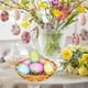 thumbnail image 4 of Paquete de 6 huevos de Pascua de espuma de colores, decorativos, colgantes, con lentejuelas brillantes | Juguetes reutilizables para niños, decoraciones navideñas para el hogar, la oficina, fiestas, 4 of 8