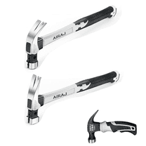 AIRAJ 3pcs Set of Sheep Horn Hammer, Shockproof and Wear-Resistant Hammer Head, Anti-Skid Handle, Electrician Specific Hammer