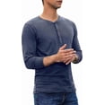 thumbnail image 4 of Iceglad Mens Fashion Casual Front Placket Basic Long Sleeve Henley T-Shirts, 4 of 10