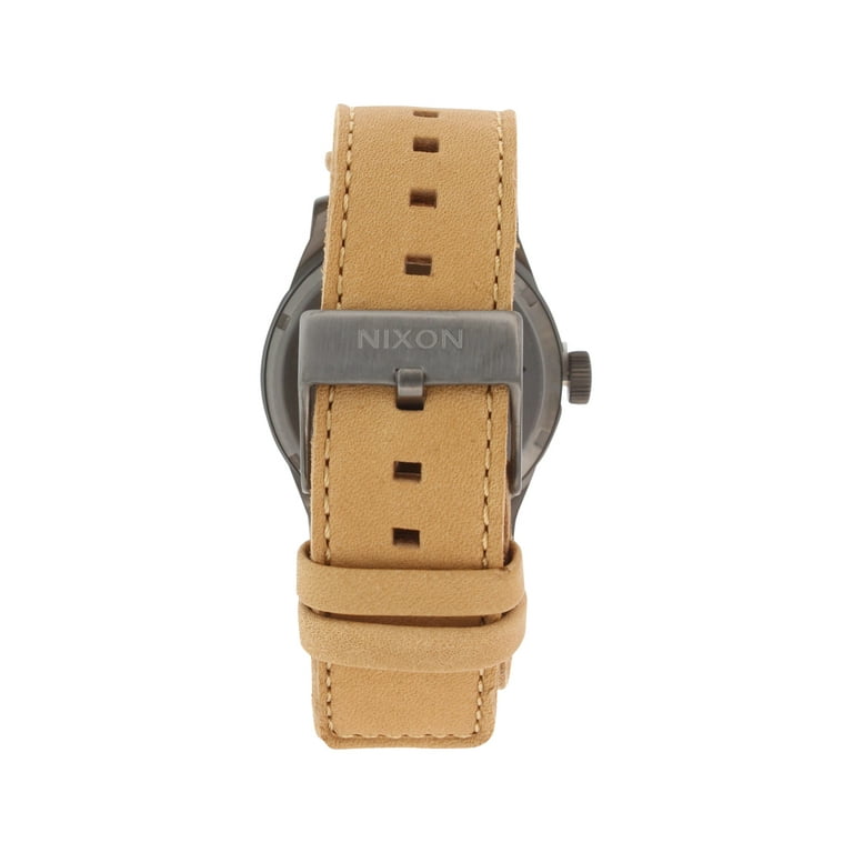 Nixon men's sentry leather on sale watch