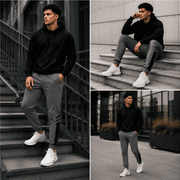 SOUTHPOLE Mens Sweatpants - Lightweight Stretch Tricot Joggers for Men, 3 Pack Athletic Pants