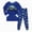 A60-Blue, variant on 7-8 Years Fall Winter Toddler Baby Boy Outfit Long Sleeve Sweatshirt Pullover Tops and Pants Set Pajamas & Dailywear Winter Set