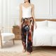 thumbnail image 4 of Balery Red Panda Autumn Branches Pantalones de pijama para mujer, pijamas ultraligeros, pantalones de estar por casa-Medium, 4 of 6