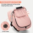 thumbnail image 3 of Funda Universal para Silla de Coche Invierno THE KENKYO para Bebé Niña Rosa, 3 of 7