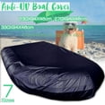 thumbnail image 5 of Funda de goma para bote inflable, resistente al agua y al polvo, a prueba de rayos UV, para pesca en bote, kayak, 5 of 5