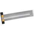 thumbnail image 4 of Fdit Marking Scale,Ruler,Marking Scale Exquisite Accurate Portable Convenient Sturdy Durable Multifunctional T‑shaped Hole Ruler, 4 of 8