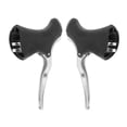thumbnail image 1 of maskred Drop Bar Brake Levers For Road Bike Racing Left Right Hand Silver, 1 of 6