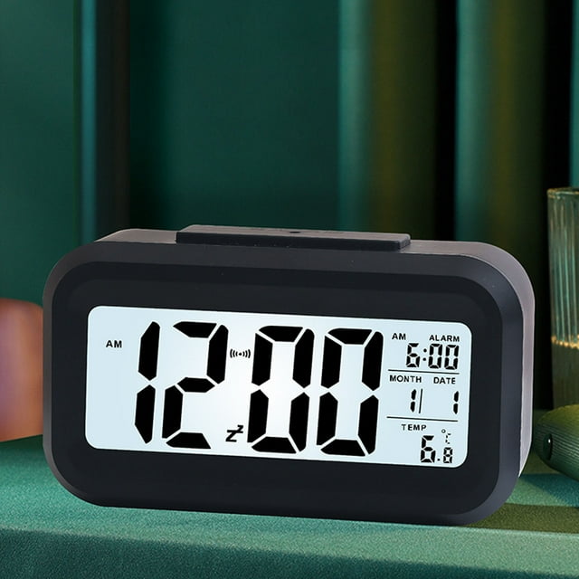 Reloj despertador electrónico luminoso, reloj despertador electrónico recargable para estudiantes, reloj despertador innovador, reloj despertador digital inteligente, artesanía excepcional
