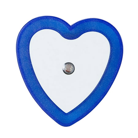 

WEPRO Heart Shape Plug-in Intelligent Light Sensor Control LED Night Light Lamp For Bedroom Hallway