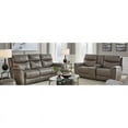 thumbnail image 2 of Southern Motion Fabric Power Reclining Console Loveseat in Brown, 2 of 2