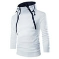 thumbnail image 1 of RKSTN Sweat à Capuche pour Hommes Mode Automne Chandail en Molleton Doux Manches Longues Patchwork Sweat à Capuche Tee Blouse Extérieure Chandail en Molleton pour Hommes, 1 of 2