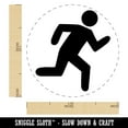 thumbnail image 2 of Running Icon Marathon Runner Rubber Stamp for Scrapbooking Crafting Stamping - Medium 1 Inch, 2 of 7