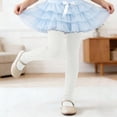 thumbnail image 2 of Ticikt Kids Rhinestone Stockings Glitter Tights girls Dance Tights,Color:White, 2 of 5