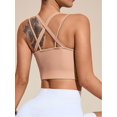 thumbnail image 2 of Brassiere And Shorts Set Sports Bras For Women Halter Strap Quick-Drying Sports Underwear Set, Shock-Absorbing, Cushioned Yoga Bra, Outdoor Running And Fitness Wear Pink S, 2 of 4