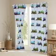 thumbnail image 3 of Manfei Kawaii Railway Train Black Out Curtains for Boys Girls,Cartoon Car Curtains Pack of 2 (42x63 Each),Transportation Theme Bedroom Curtains,Microfiber Bedroom Decor, 3 of 6