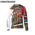 thumbnail image 3 of Camiseta de motocross de secado rápido para bicicleta de montaña para hombre, camisetas transpirables para descenso BMX, camiseta de MOTO, 3 of 4