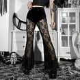 thumbnail image 1 of WILLBEST Pantalones Casuales para Mujer, Leggings de Yoga Acampanados de Cintura Alta, Pantalones de Entrenamiento con Corte Acampanado para Uso Diario y Actividades de Fitness. Grande, 1 of 5