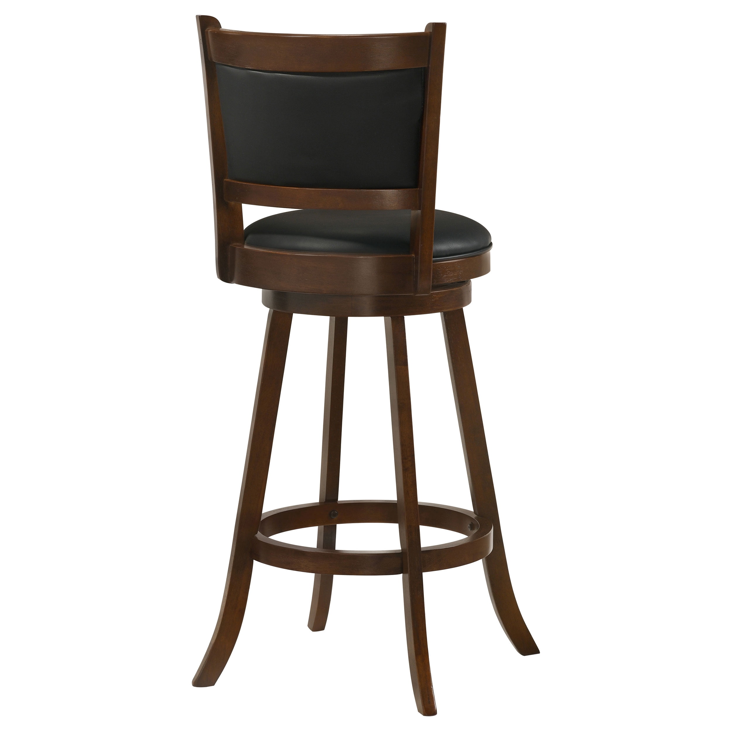 Broxton Upholstered Swivel Bar Chair Chestnut