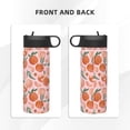 thumbnail image 3 of Sikiie Painting Peach Print 18OZ Insulated Straw Cup, Portable Leak-proof Sports Water Bottle, Stainless Steel Water Cup Suitable for Home and Outdoor, 3 of 8